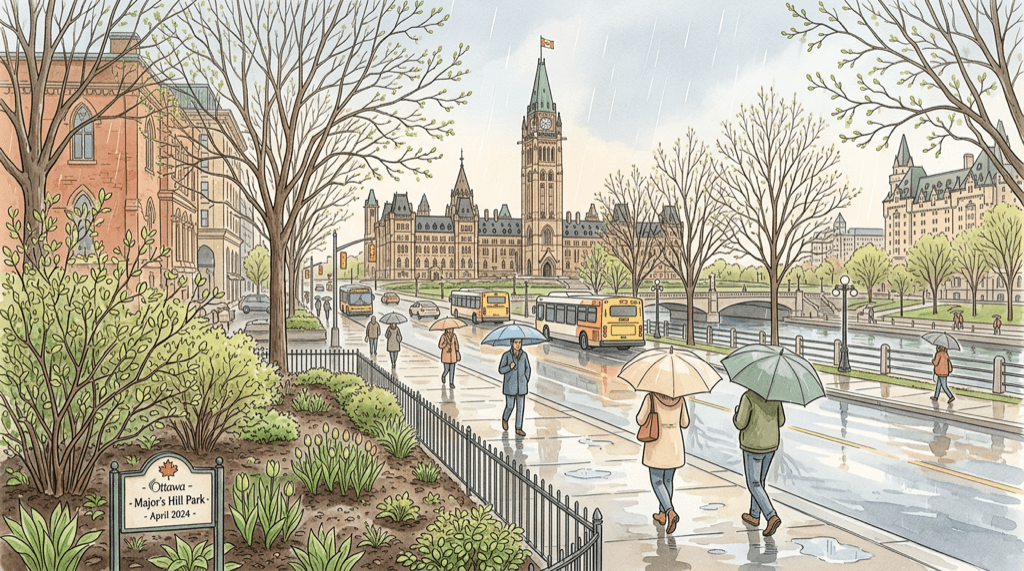Ottawa in April