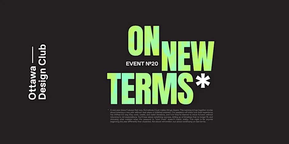Ottawa Design Club #0020 - On New Terms