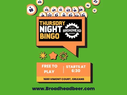 Bingo Thursday at Broadhead