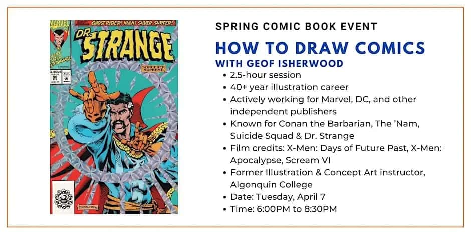 How to Draw Comics with Geof Isherwood