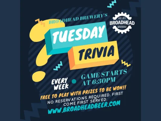Tuesday Trivia at Broadhead