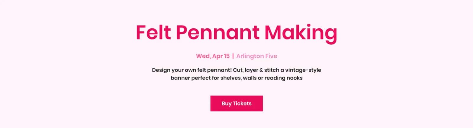Felt Pennant Making