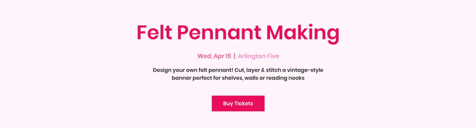 Felt Pennant Making