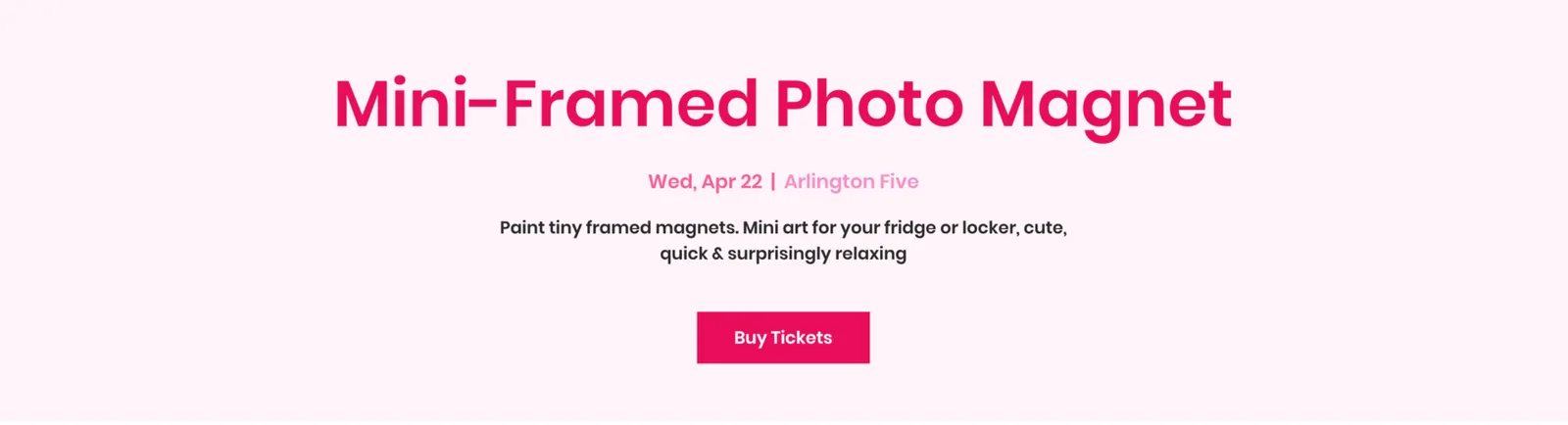 Mini-Framed Photo Magnet