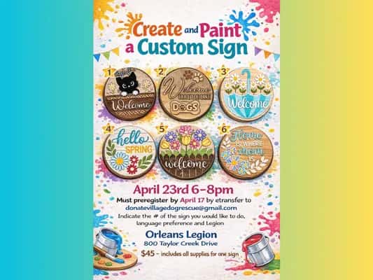 Paint Night: Wood Sign