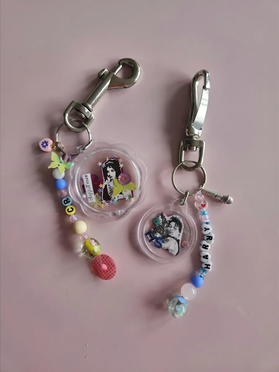 Craft night with Corrina – Girly pop keychains