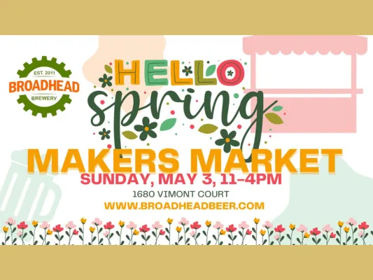 Hello Spring Makers Market at Broadhead Brewery
