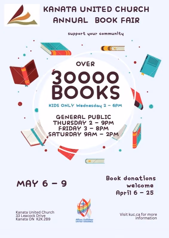 Kanata United Book Fair 2026