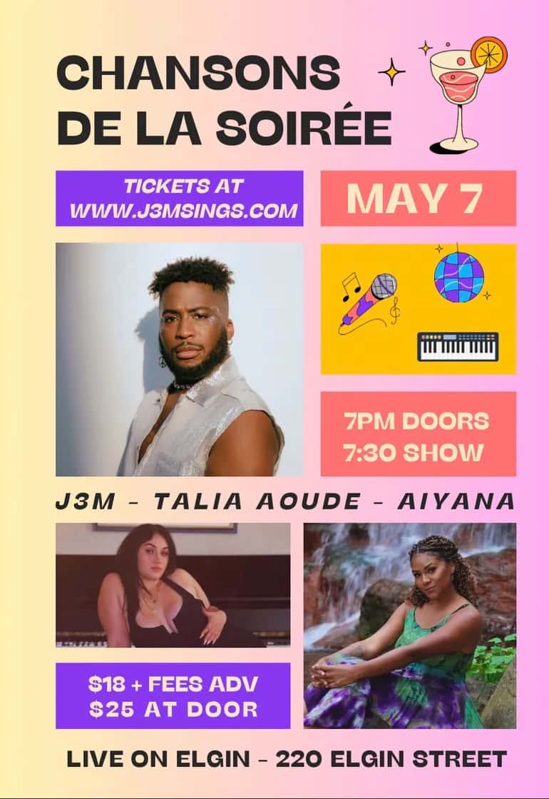 J3M, Talia Aoude, and AIYANA