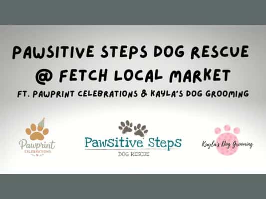 PSDR x Pawprint Celebrations x Kayla’s Dog Grooming at Fetch Local Market