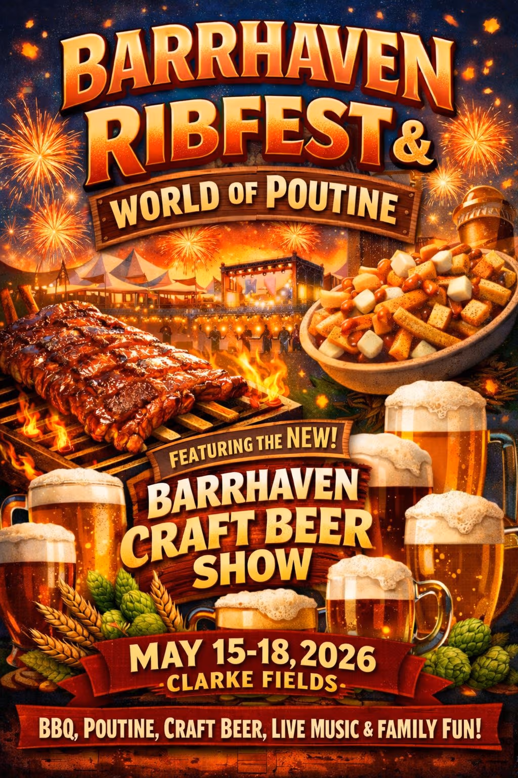 Barrhaven Ribfest and Poutine