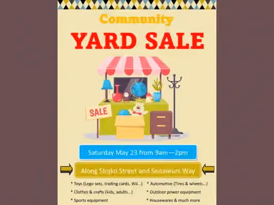 Community Yard Sale