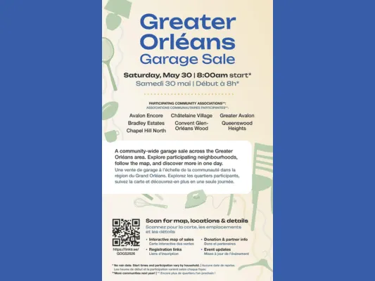 Community-Wide Garage Sale Across the Greater Orléans Area