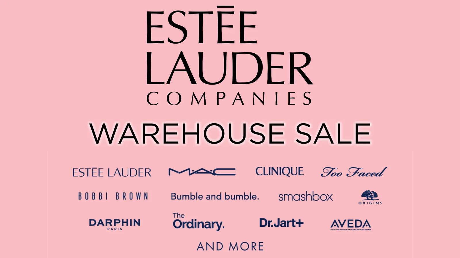 Estée Lauder Warehouse Sale