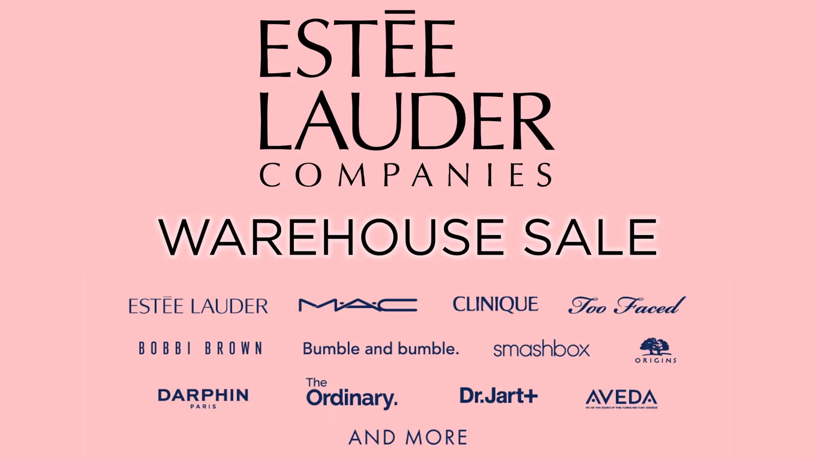 Estée Lauder Warehouse Sale