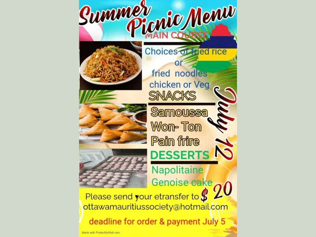 Mauritian Style Summer Picnic