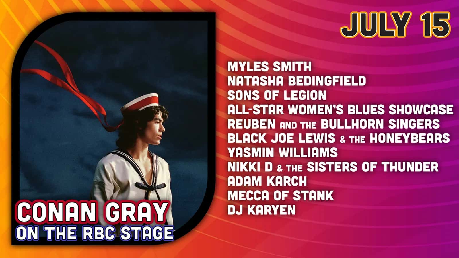 2026 Ottawa Bluesfest — Wednesday, July 15