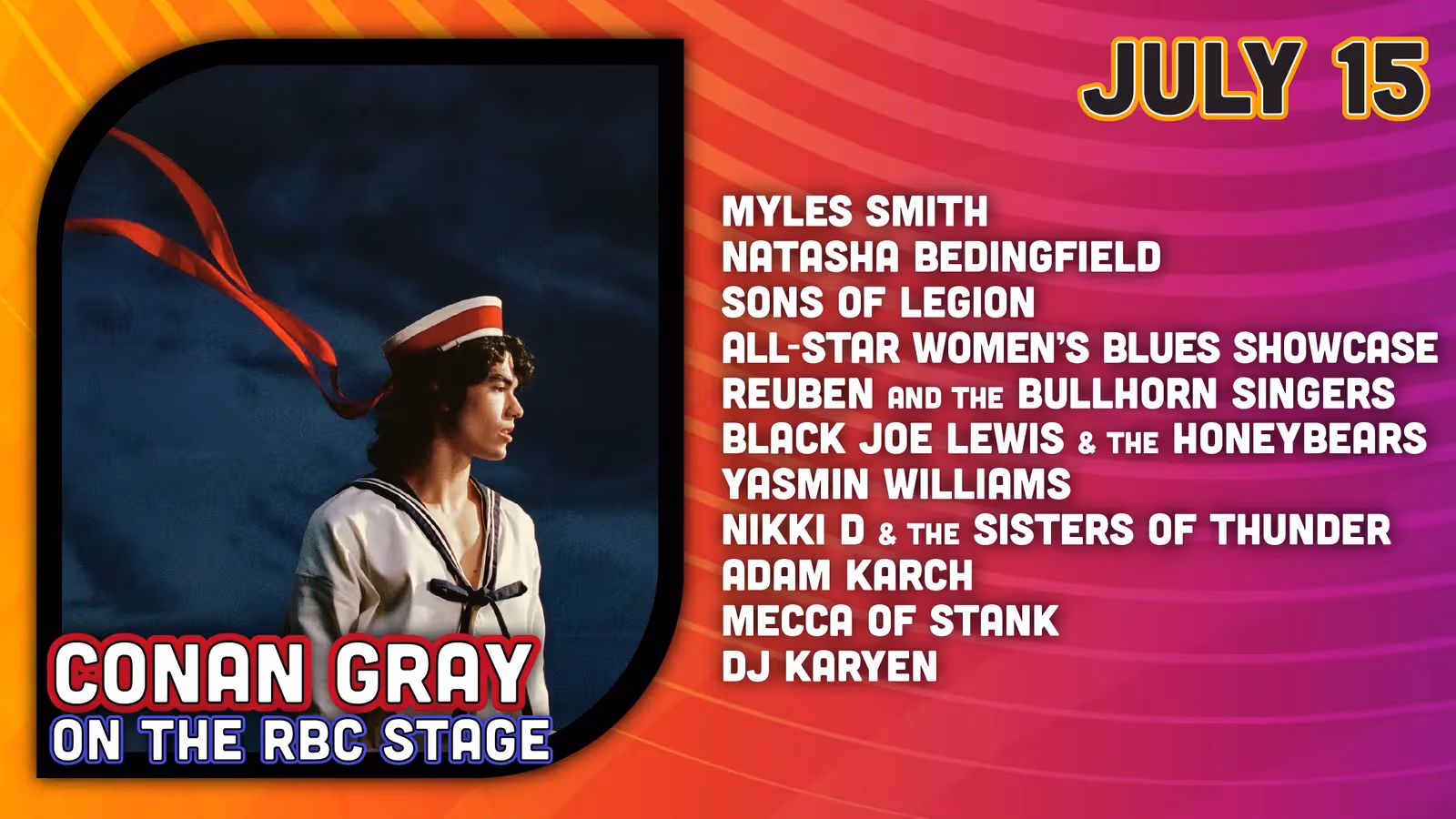 2026 Ottawa Bluesfest — Wednesday, July 15