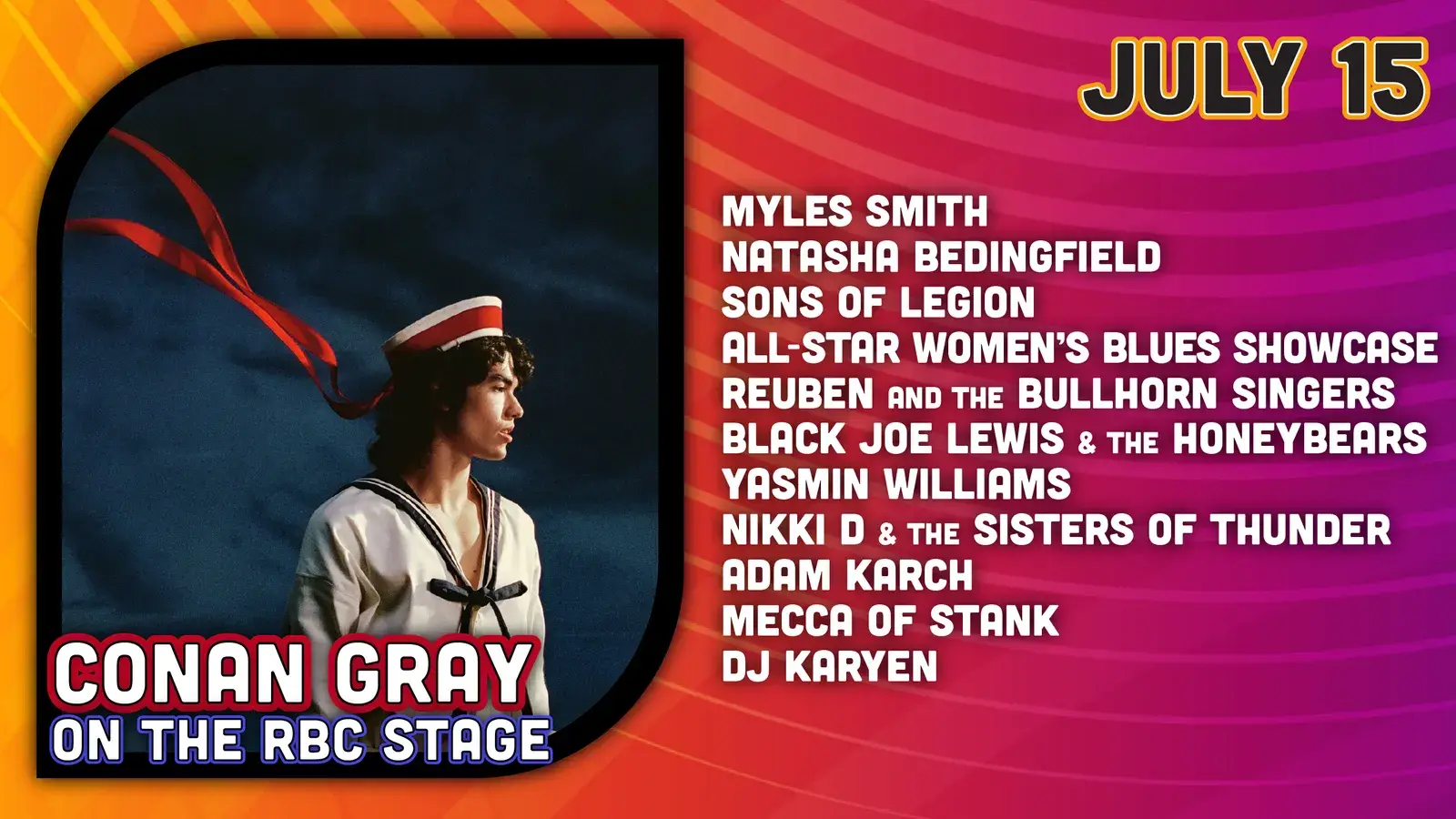 2026 Ottawa Bluesfest — Wednesday, July 15