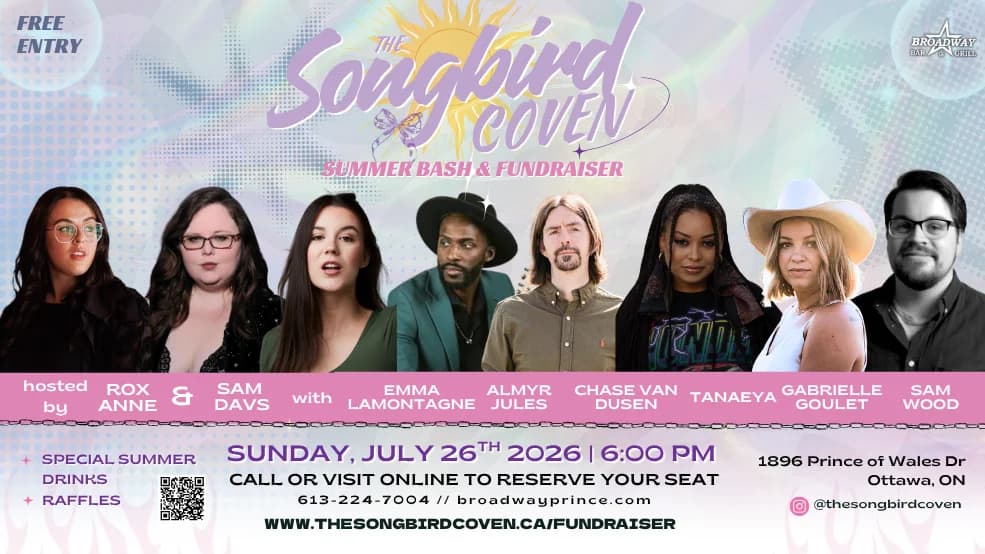 The Songbird Coven Songwriter Series Summer Bash & Fundraiser