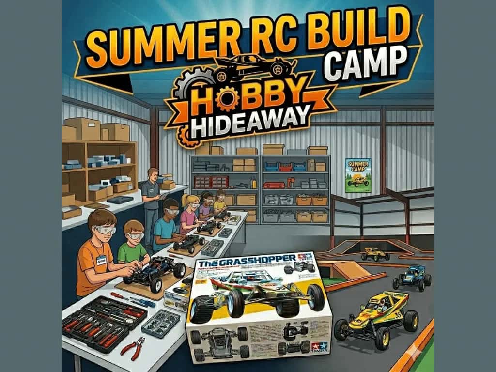 Summer RC Build Camp: Build & Drive your Own Tamiya Grasshopper