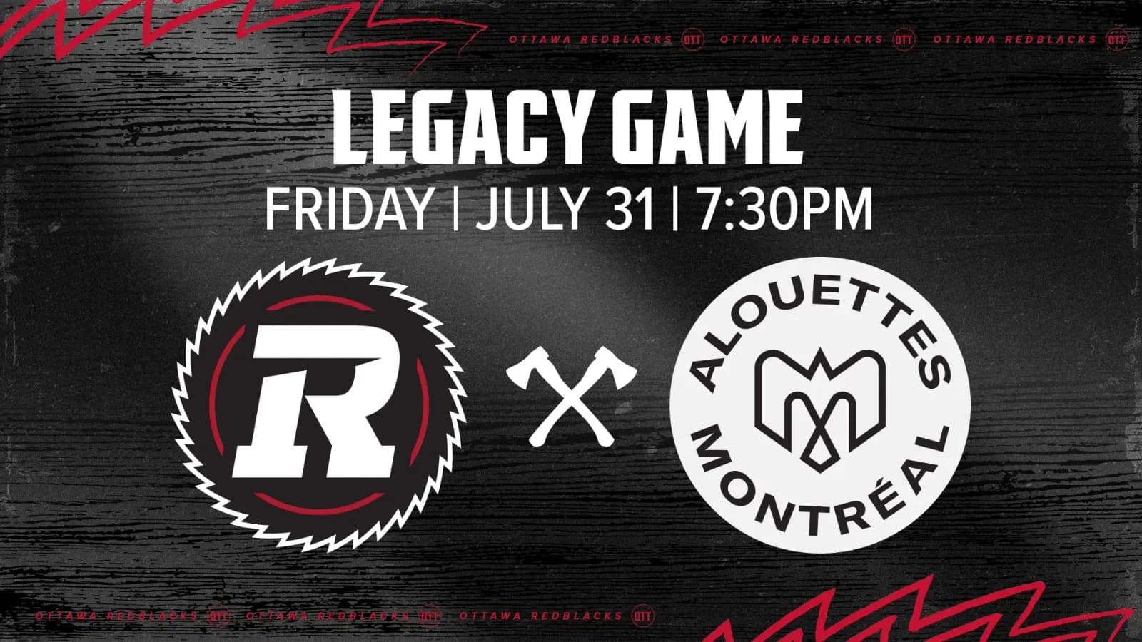 REDBLACKS vs Montreal Alouettes