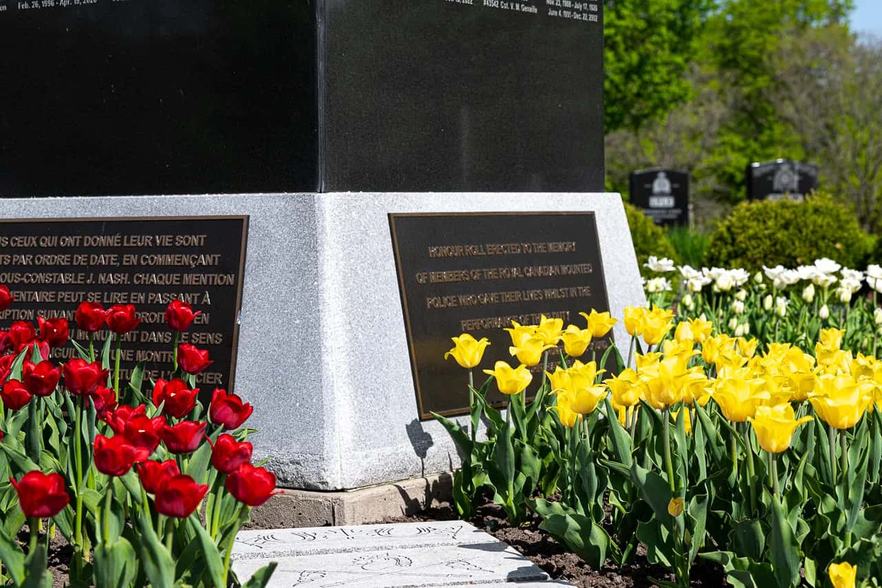 Annual Police and Peace Officers Memorial at the RCMP National Memorial Cemetery at Beechwood