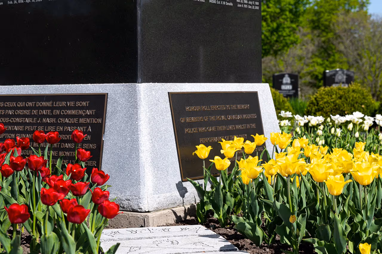 Annual Police and Peace Officers Memorial at the RCMP National Memorial Cemetery at Beechwood