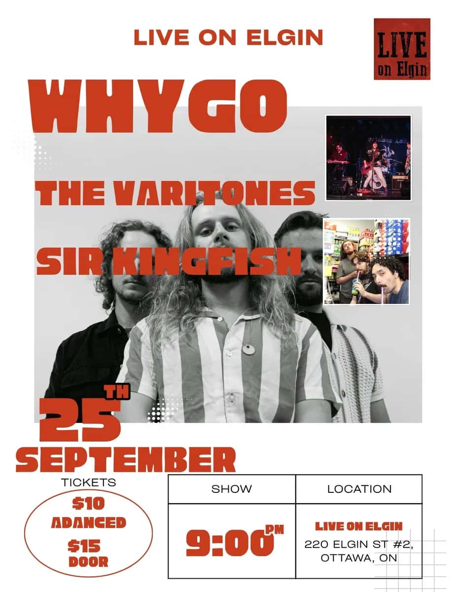 WHYGO at LIVE! ON ELGIN W/ Varitones and Sir Kingfish