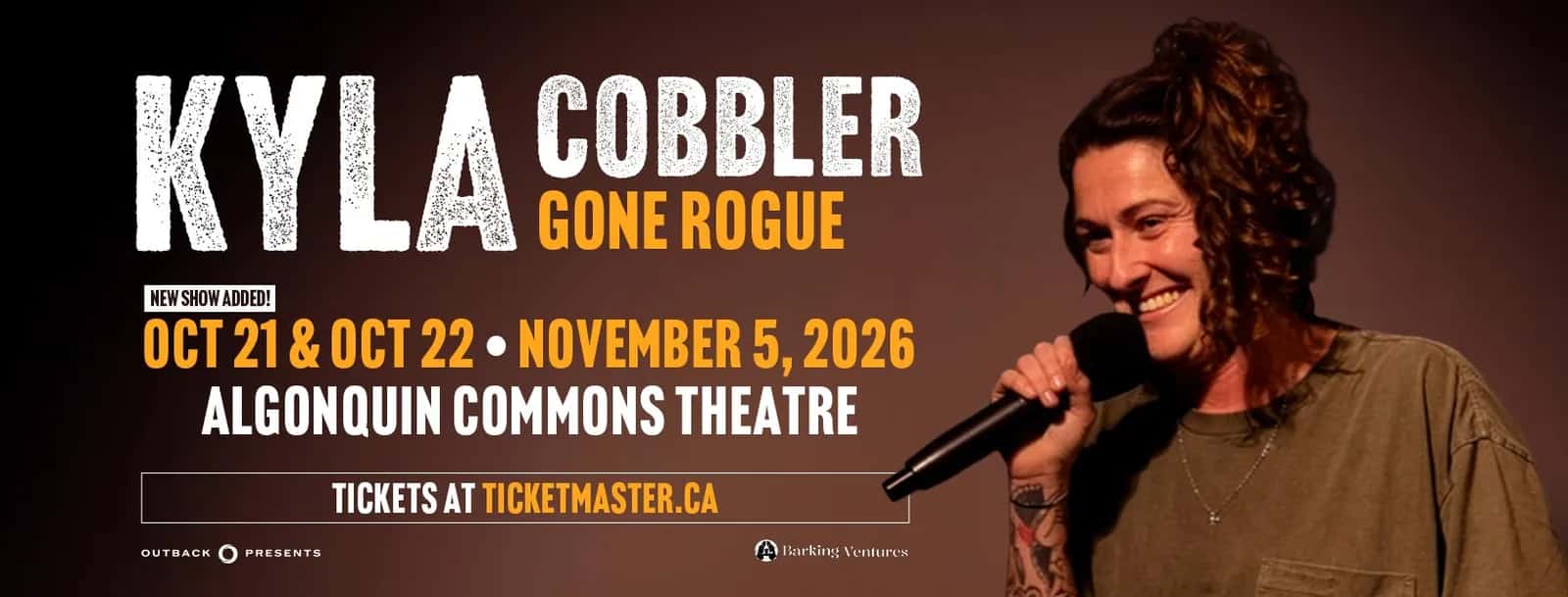 Kyla Cobbler: Gone Rogue – 3rd SHOW ADDED