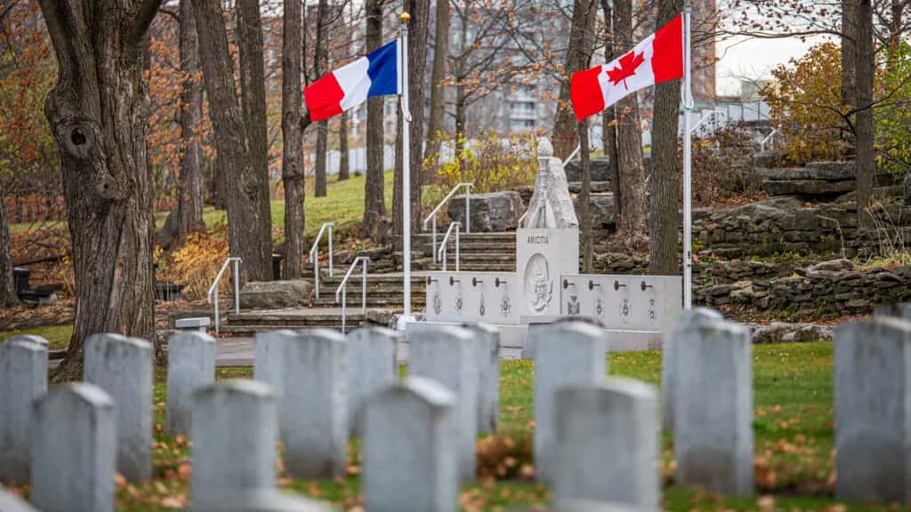Amicitia France-Canada Remembrance Day Ceremony