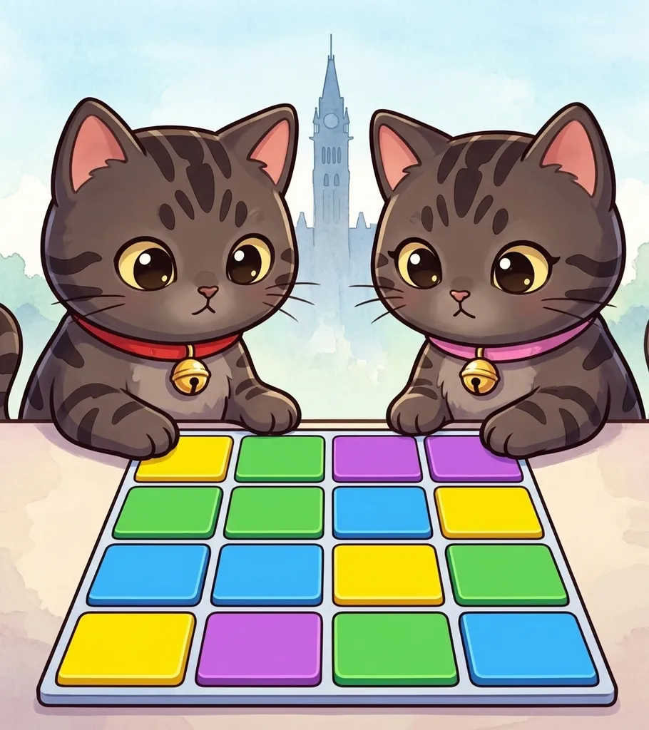Ottawa Connections — colourful tile grid in NYT Connections style