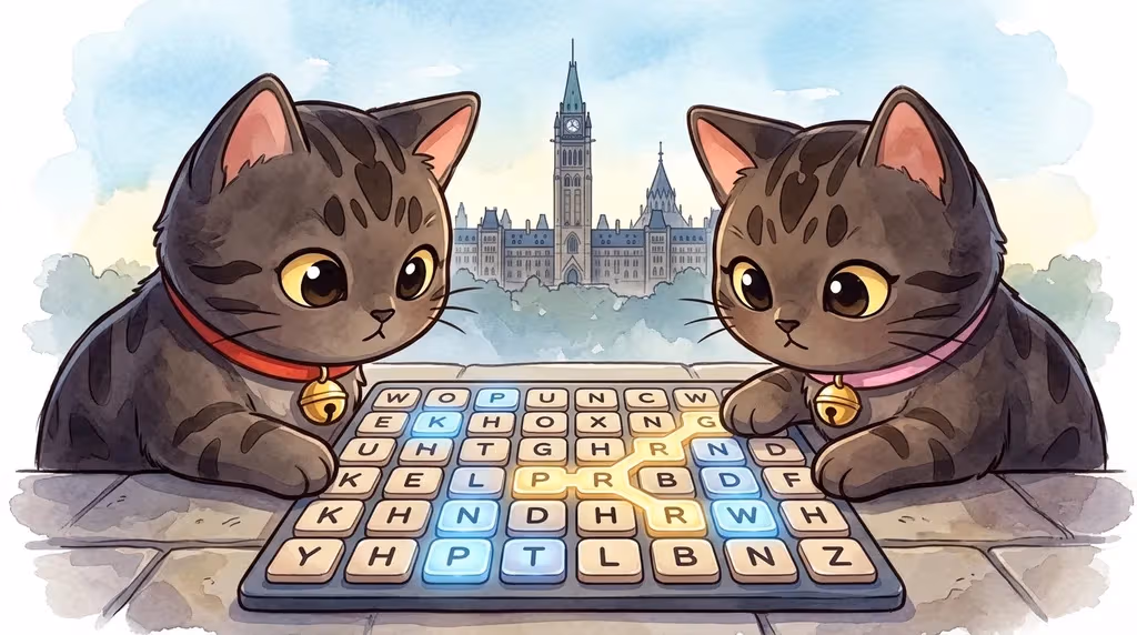 Ottawa Strands — letter grid with hidden Ottawa-themed words