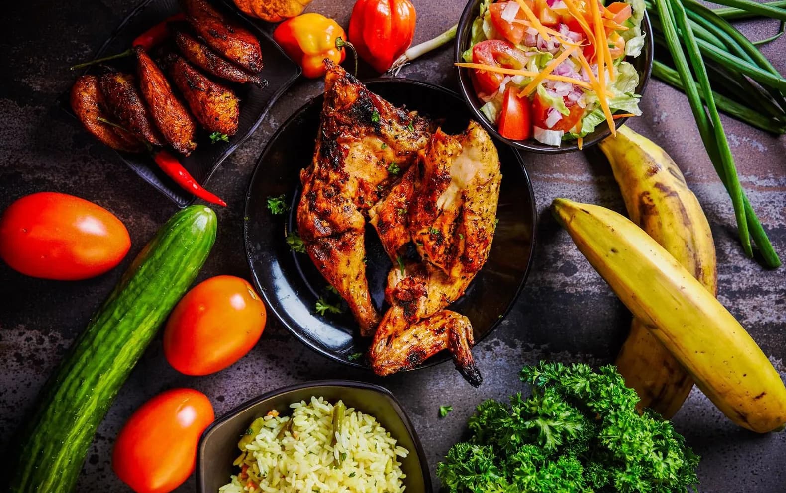 Pili Pili Wood Charcoal Grill