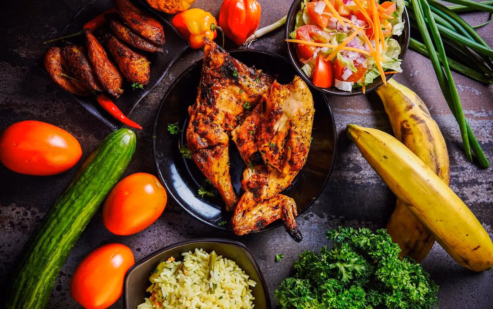 Pili Pili Wood Charcoal Grill