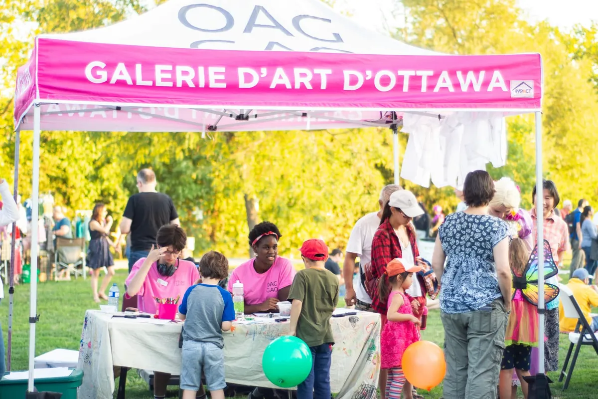 OAG Art Tent at Giant Tiger’s 65th Birthday Party
