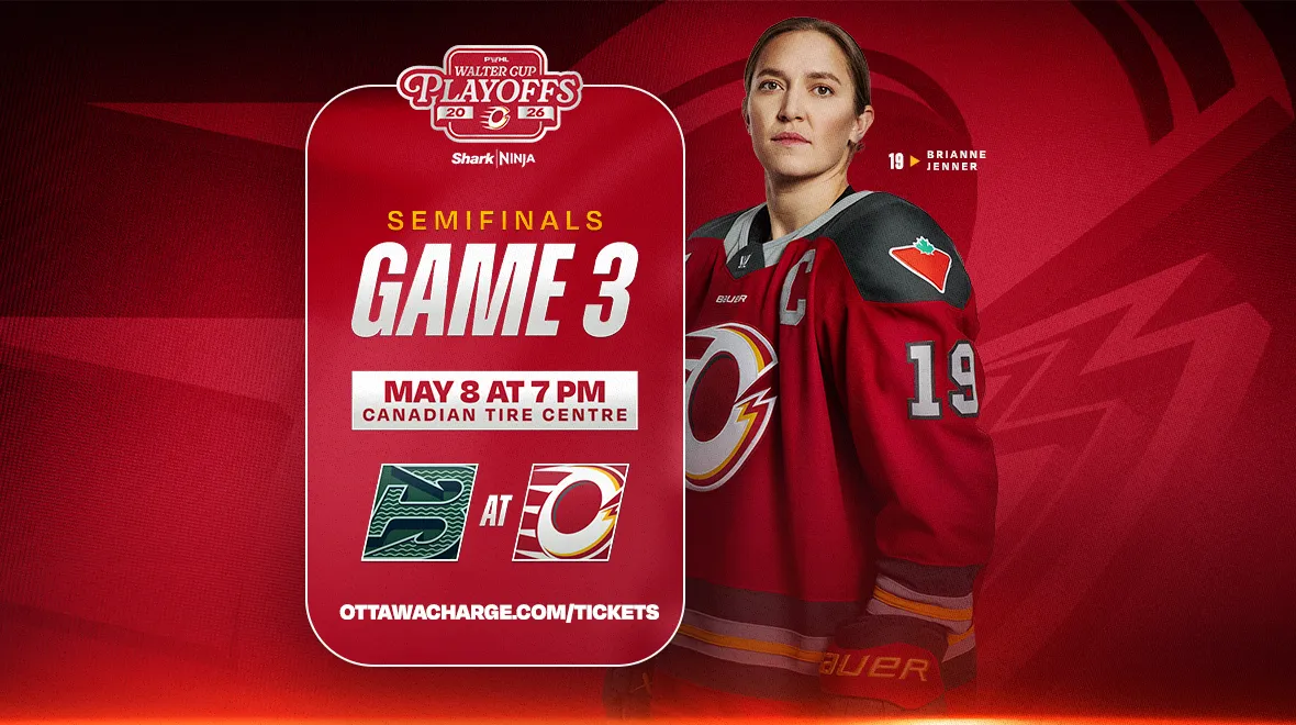 Boston Fleet @ Ottawa Charge: PWHL Playoffs Round 1, Game 3