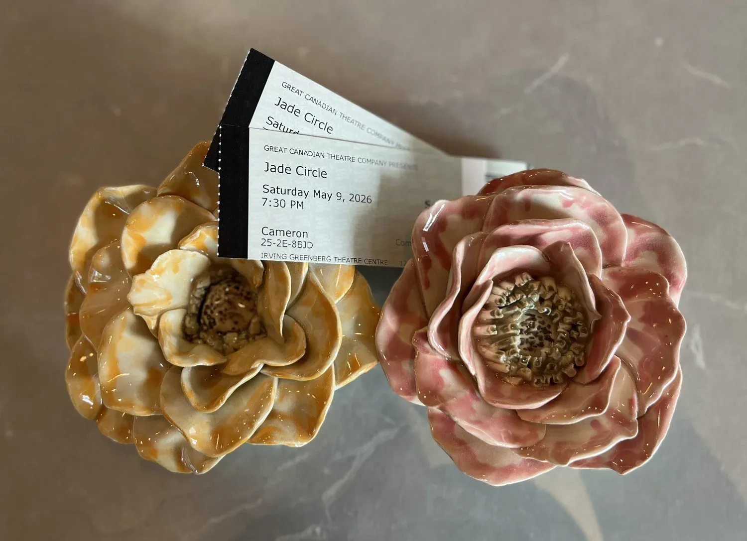 Clay & Play: A Flower, inspired by "Jade Circle 玉環"