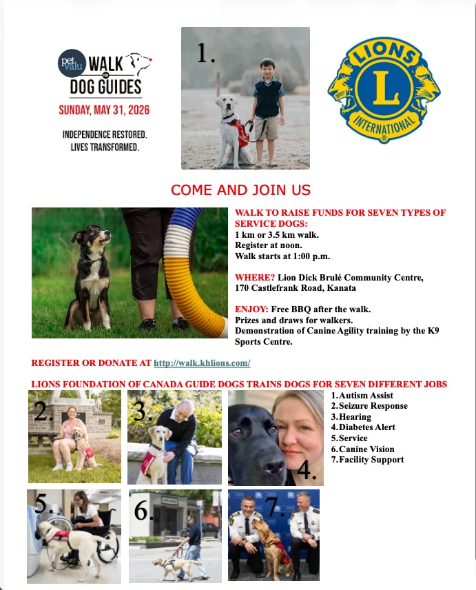 Walk For Dog Guides – Fundraiser