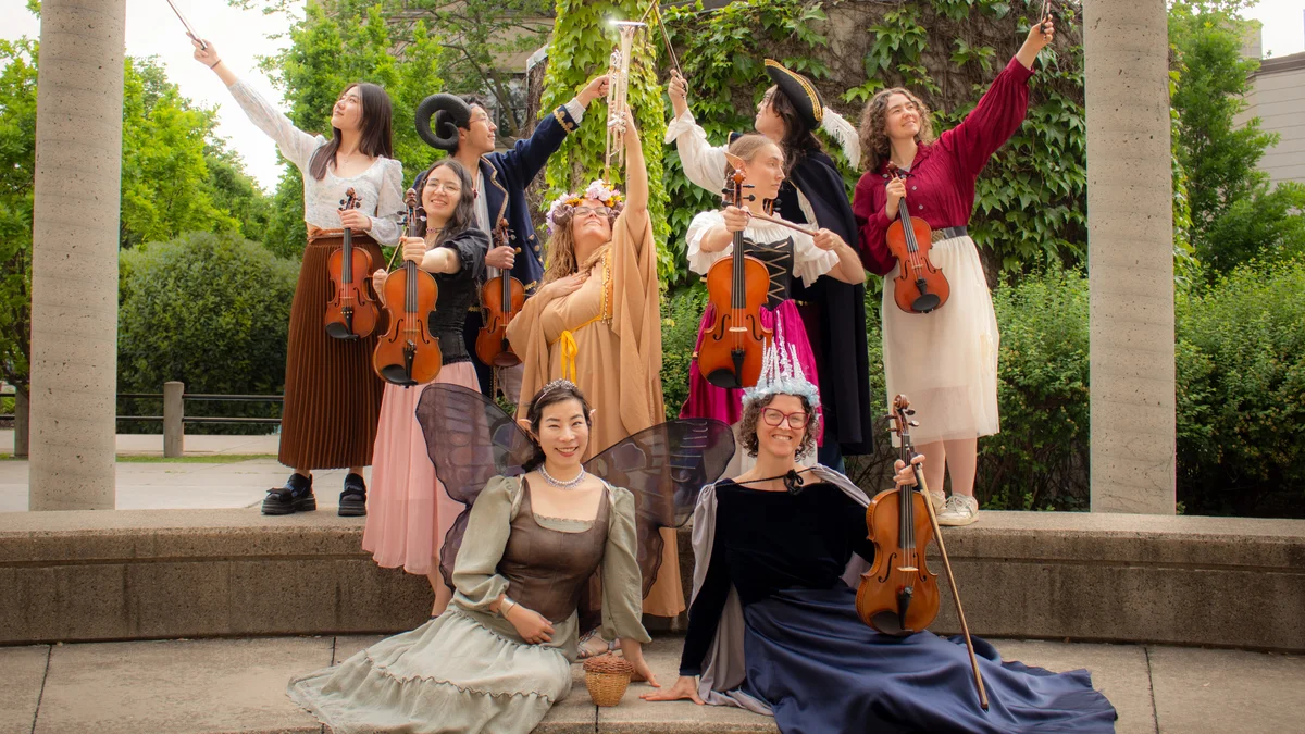 Ottawa Pops Orchestra musicians in fantasy costumes