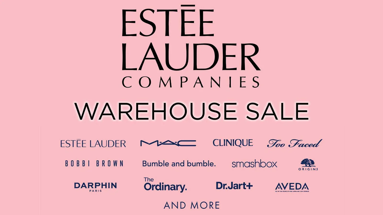 Estée Lauder Warehouse Sale