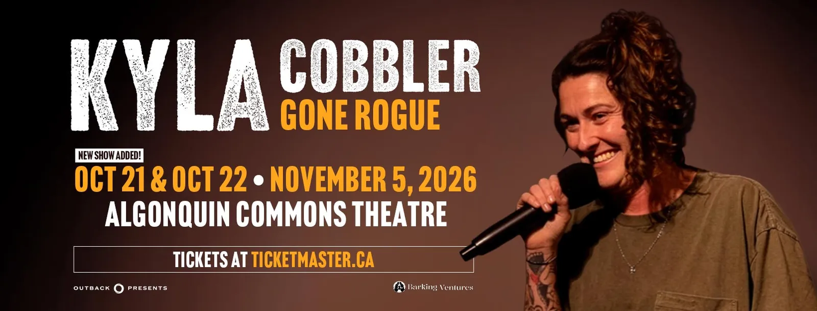 Kyla Cobbler: Gone Rogue – 3rd SHOW ADDED