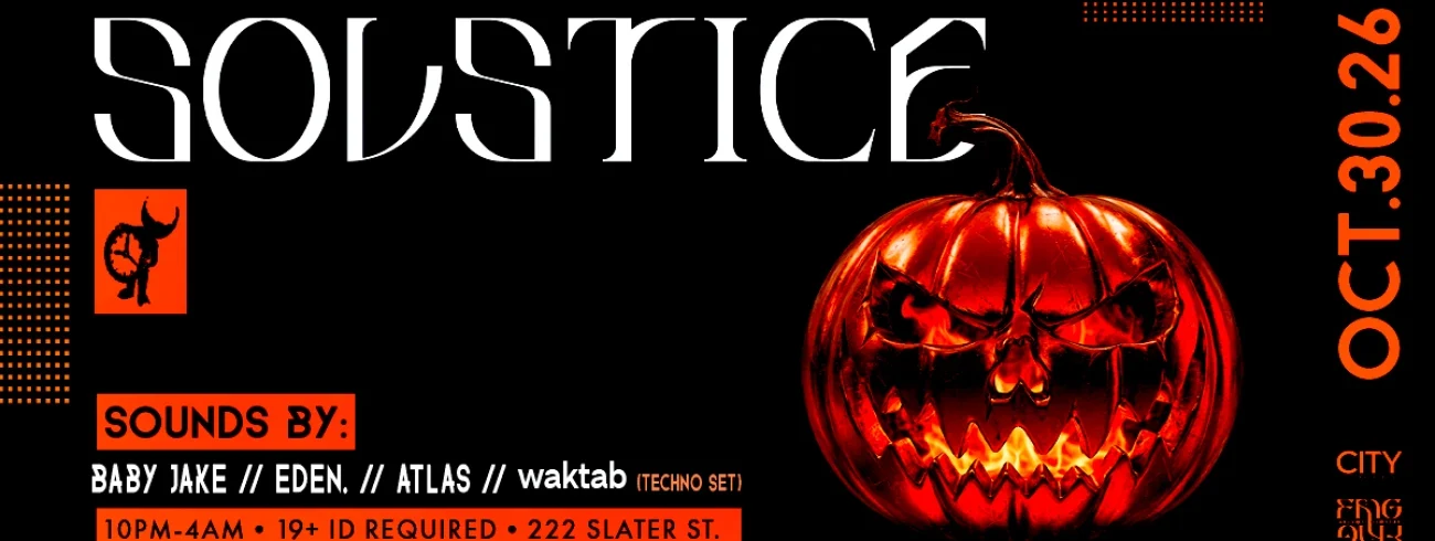SOLSTICE Halloween at City at Night