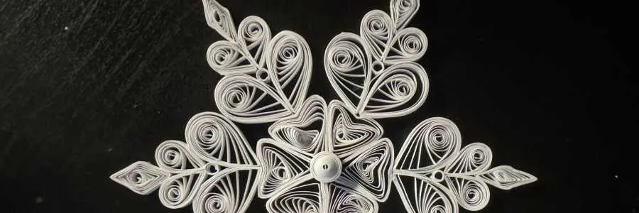 Crafty Quillers - Freeform Snowflakes