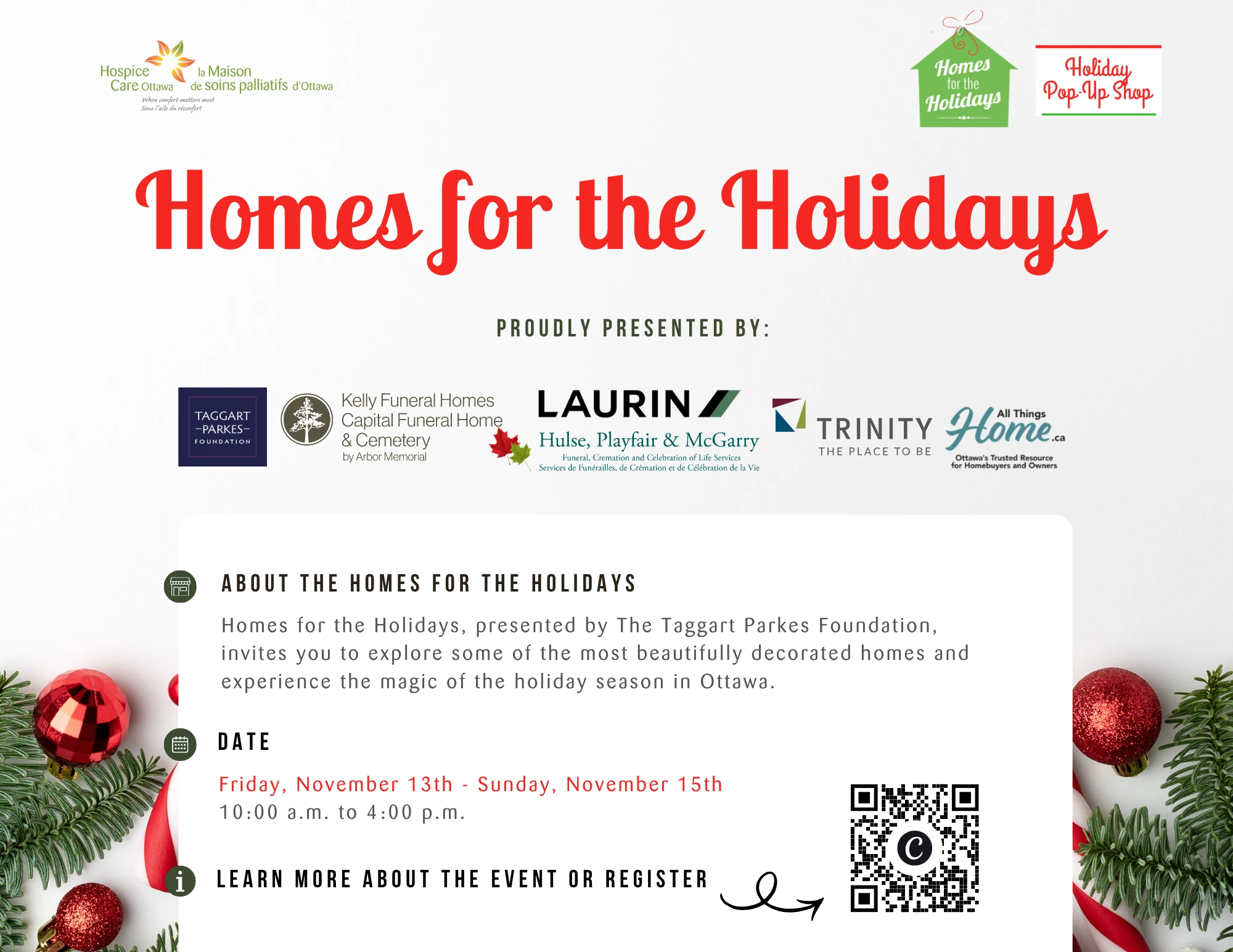 Homes for the Holidays 2026