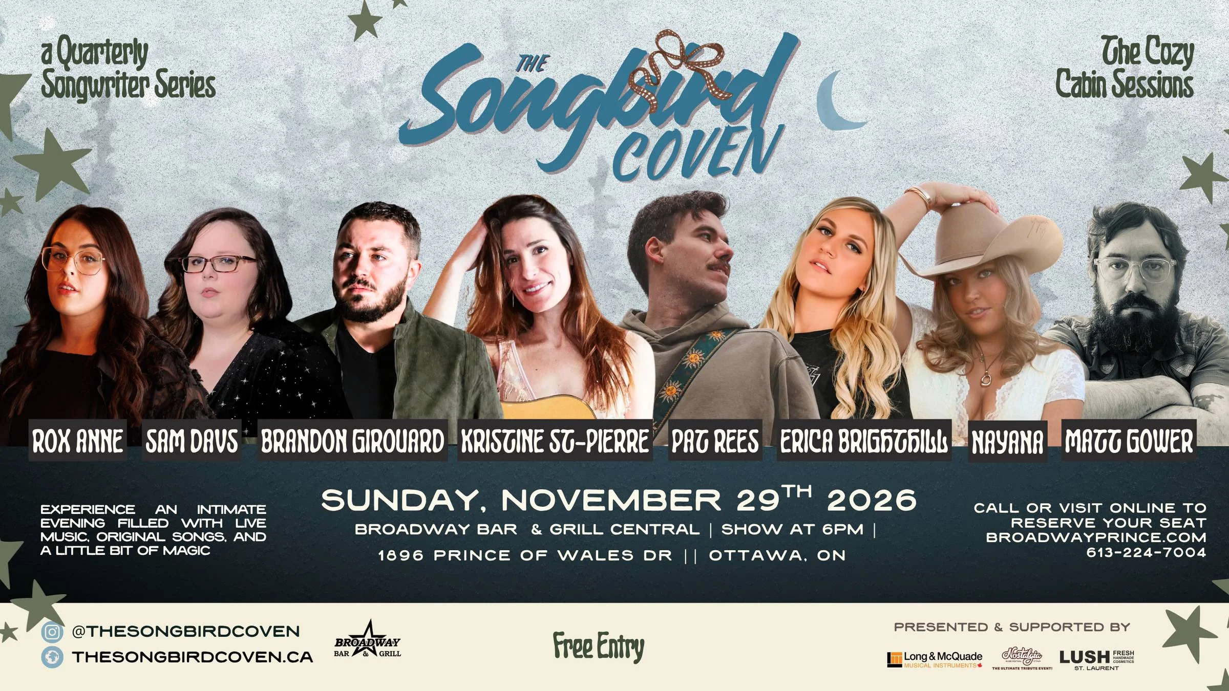 The Songbird Coven — Cozy Cabin Sessions