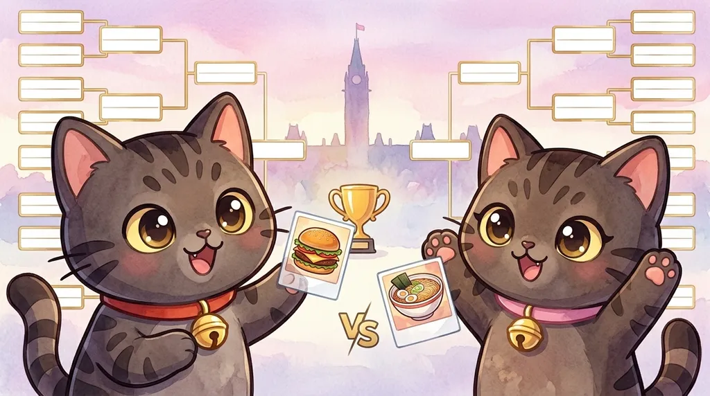 Tournament bracket of Ottawa restaurants